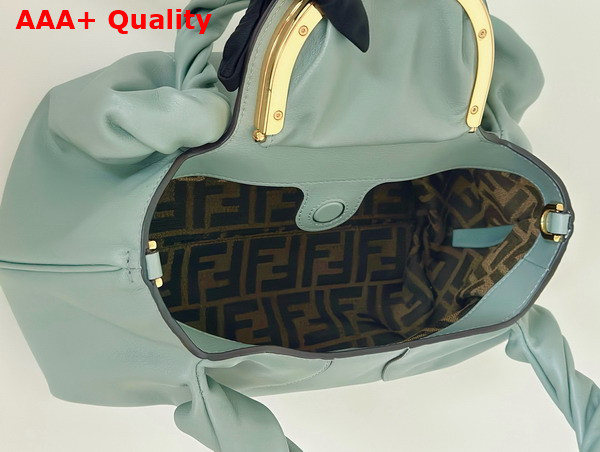 Fendi Spy Small Matcha Green Leather Bag Replica