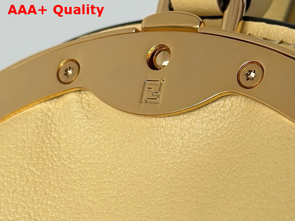 Fendi Spy Small Yellow Leather Bag Replica