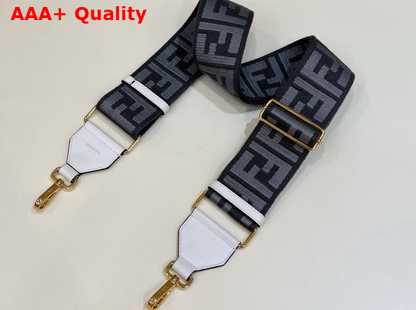 Fendi Strap You Grey Ribbon Shoulder Strap Replica