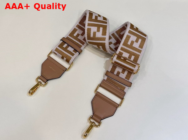 Fendi Strap You Multicolor FF Jacquard Webbing Shoulder Strap Replica