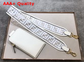 Fendi Strap You PU Shoulder Strap White Replica