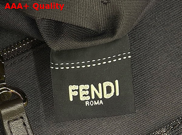 Fendi Summer Tote Brown FF Jacquard Fabric Bag Replica