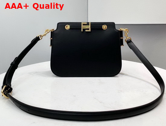 Fendi Touch Black Leather Bag Replica