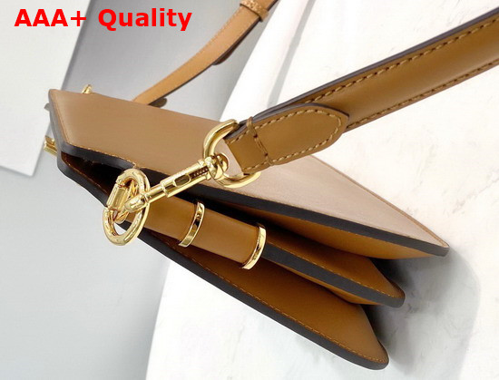 Fendi Touch Brown Leather Bag Replica