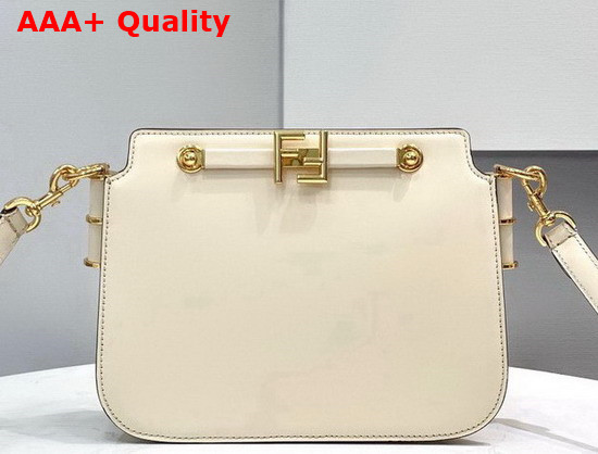 Fendi Touch White Leather Bag Replica