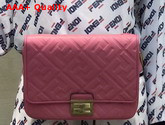 Fendi Upside Down Pink Leather Bag Replica