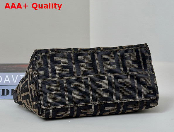Fendi Vanity Pouch Small FF Zucca Jacquard Fabric Mini Bag Replica