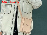 Fendi Vertical Box Pink Leather Bag Replica