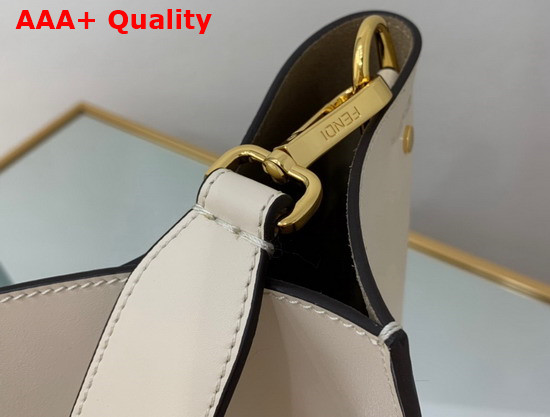 Fendi Way Medium White Leather Bag Replica