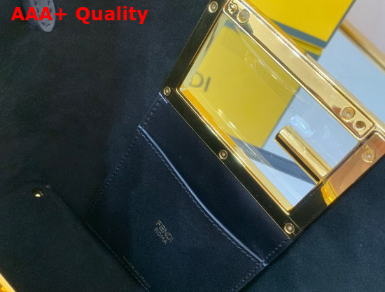 Fendi Way Small Black Leather Bag Replica