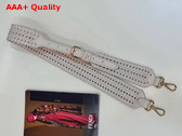 Fendi Woven Leather Shoulder Strap in White Replica