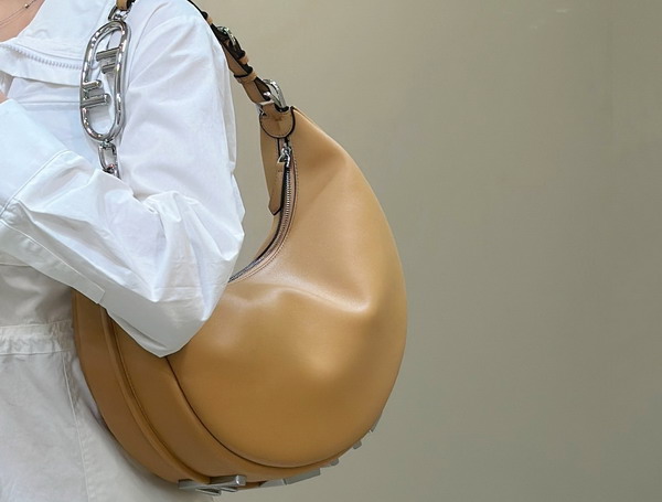 Fendigraphy Medium Brown Leather Bag Replica