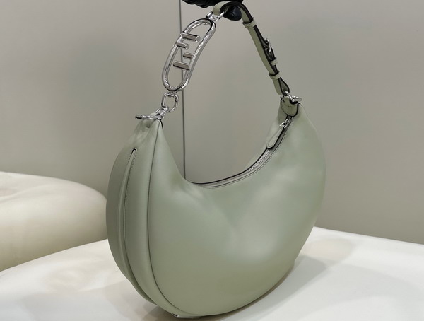 Fendigraphy Medium Green Leather Bag Replica