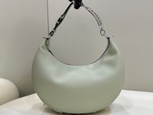 Fendigraphy Medium Green Leather Bag Replica