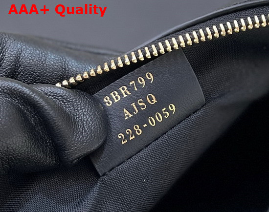 Fendigraphy Medium Leather Bag in Black Leather Replica