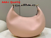 Fendigraphy Medium Leather Bag in Pink Replica