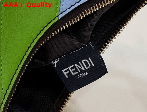 Fendigraphy Small Leather Bag with Multicolor Inlay Replica