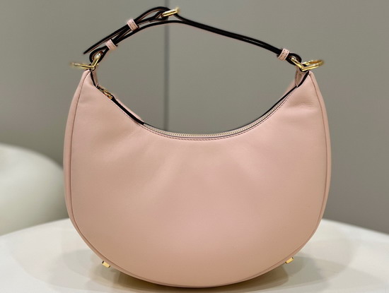 Fendigraphy Small Pink Leather Bag Replica