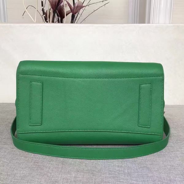 Givenchy Big Antigona Bag in Green Goatskin Silver Hardware For Sale