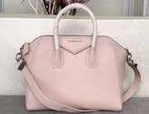Givenchy Big Antigona Bag in Light Pink Goatskin Silver Hardware For Sale