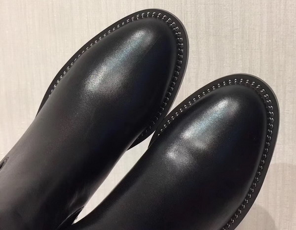 Givenchy Chelsea Boots in Black Smooth Box Leather For Sale