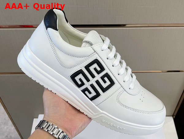 Givenchy G4 Sneakers in White and Black Leather Replica