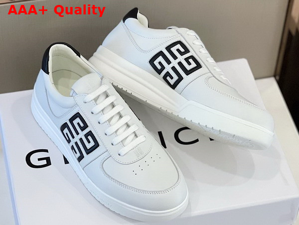 Givenchy G4 Sneakers in White and Black Leather Replica