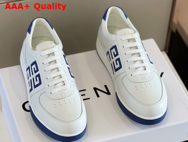 Givenchy G4 Sneakers in White and Blue Leather Replica