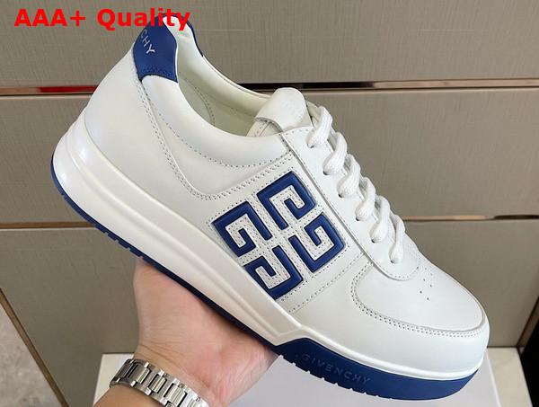 Givenchy G4 Sneakers in White and Blue Leather Replica