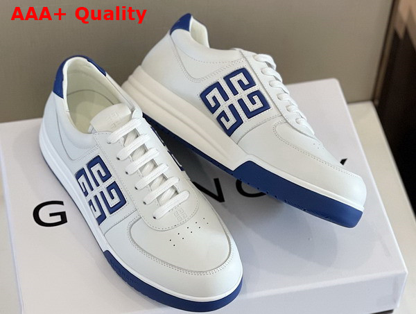 Givenchy G4 Sneakers in White and Blue Leather Replica