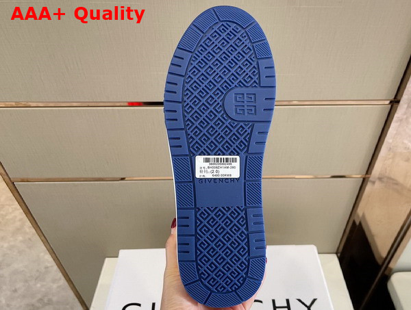 Givenchy G4 Sneakers in White and Blue Leather Replica