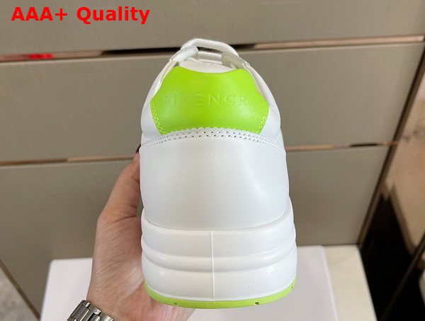 Givenchy G4 Sneakers in White and Neon Yellow Leather Replica