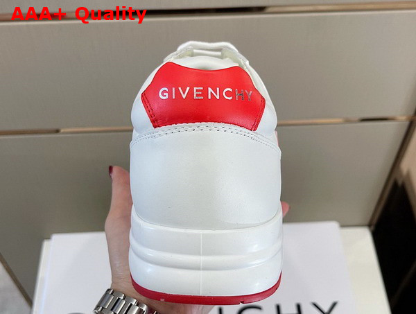 Givenchy G4 Sneakers in White and Red Leather Replica