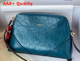 Givenchy ID Crossbody Bag in Blue Aged Leather Replica