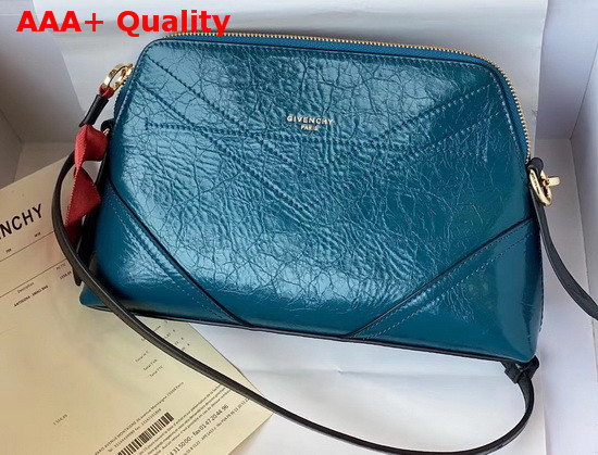 Givenchy ID Crossbody Bag in Blue Aged Leather Replica