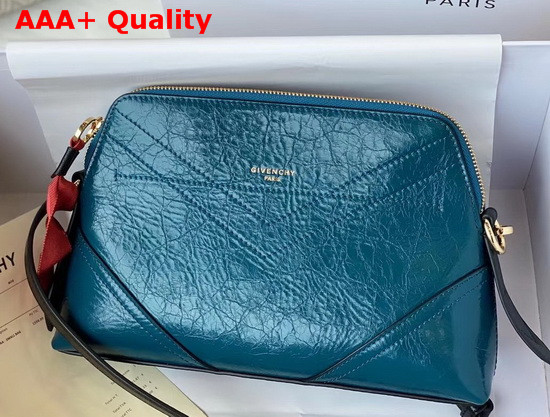 Givenchy ID Crossbody Bag in Blue Aged Leather Replica