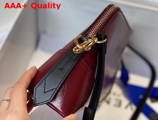 Givenchy ID Crossbody Bag in Dark Red Aged Leather Replica