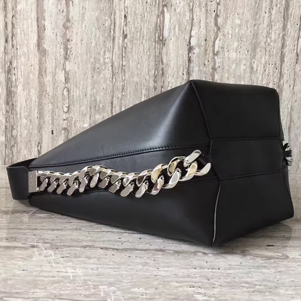 Givenchy Infinity Bucket Bag in Black Smooth Leather For Sale
