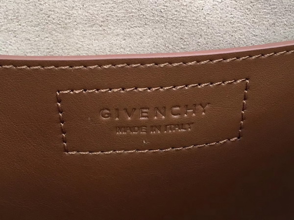 Givenchy Infinity Saddle Bag in Smooth Cognac Leather with Adjustable Strap For Sale