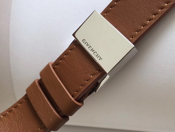 Givenchy Infinity Saddle Bag in Smooth Cognac Leather with Adjustable Strap Small Model For Sale