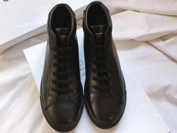 Givenchy Leather Lace Up Boots in Black Box Leather For Sale