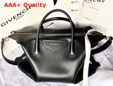 Givenchy Medium Antigona Soft Bag in Black Smooth Leather Replica