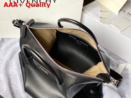 Givenchy Medium Antigona Soft Bag in Black Smooth Leather Replica