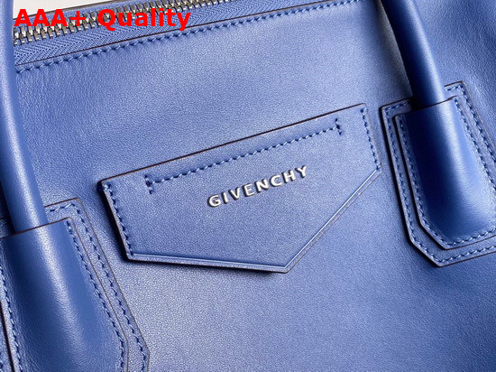 Givenchy Medium Antigona Soft Bag in Blue Smooth Leather Replica