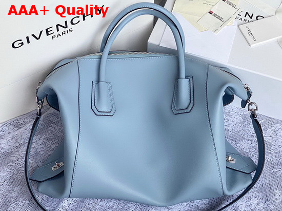 Givenchy Medium Antigona Soft Bag in Sky Blue Smooth Leather Replica