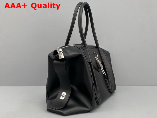 Givenchy Medium Antigona Soft Lock Bag in Smooth Leather Black Replica