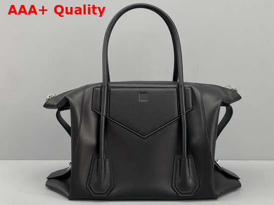 Givenchy Medium Antigona Soft Lock Bag in Smooth Leather Black Replica