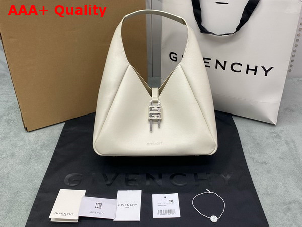 Givenchy Medium G Hobo Bag in Natural Beige Smooth Leather Replica