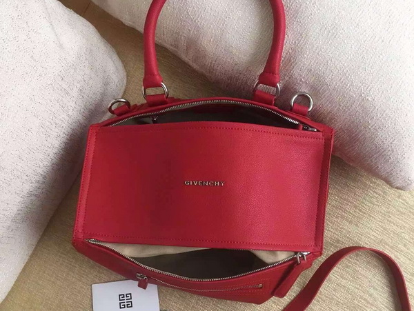 Givenchy Medium Pandora Bag in Red Goatskin for Sale