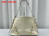 Givenchy Medium Voyou Bag in Ivory Leather Replica